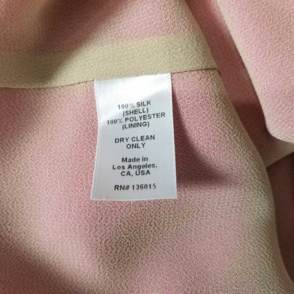 Naven 100% Silk Pink Mini Dress -Size S - Picture 5 of 5